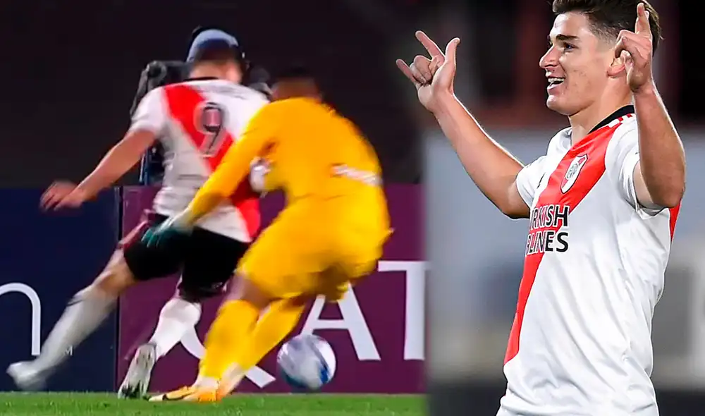 El guardameta íntimo cometió un gravísimo error. Foto: composición ESPN