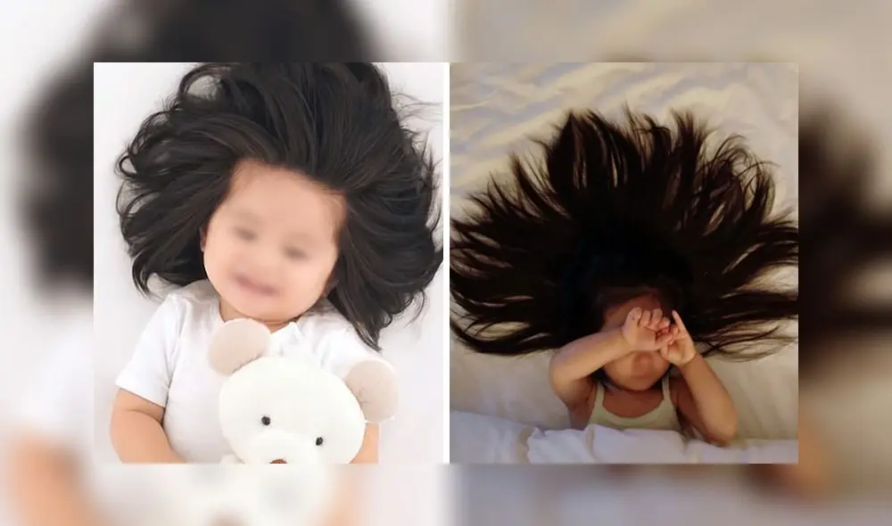 Baby Chanco se convirtió en la modelo más joven de la marca Pantene. Foto: captura de YouTube/Instagram