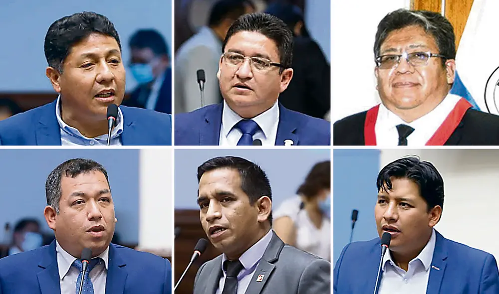 Fila superior (izq a der.): Raúl Doroteo Carbajo. Darwin Espinoza Vargas. Juan Carlos Mori Celis. Fila inferior (izq. a der.): Elvis Vergara Mendoza. Jorge Flores Ancachi. Ilich Fredy López Ureña. Foto: composición LR Fila superior (izq a der.): Raúl Doroteo Carbajo. Darwin Espinoza Vargas. Juan Carlos Mori Celis. Fila inferior (izq. a der.): Elvis Vergara Mendoza. Jorge Flores Ancachi. Ilich Fredy López Ureña. Foto: composición LR