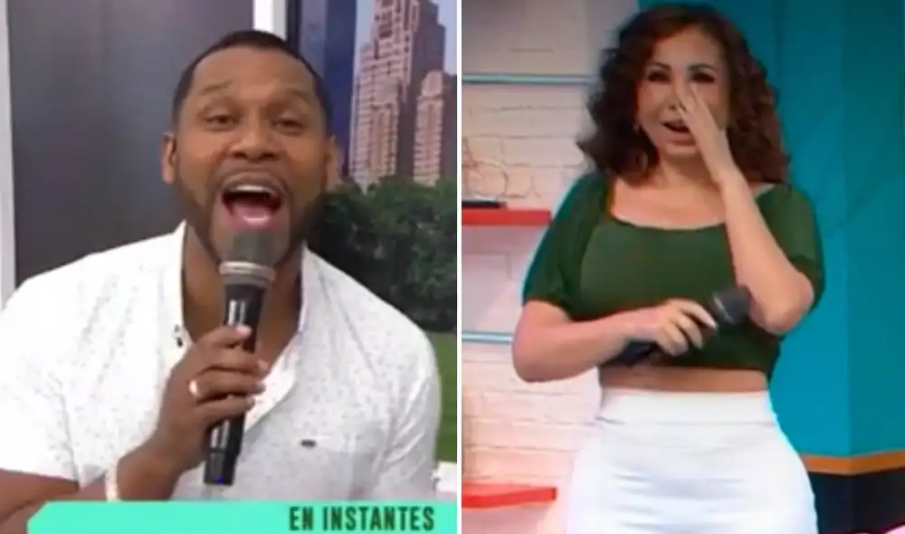 Giselo se burló de la ausencia de la 'Rulitos' en "América hoy". Foto: captura América TV Giselo se burló de la ausencia de la 'Rulitos' en "América hoy". Foto: captura América TV