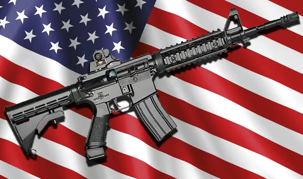 El AR-15 es el fusil más conocido de EE. UU. Hay más de 10 millones de unidades que circulan entre civiles en todo el territorio estadounidense, según datos de la NRA. Foto: composición/La República