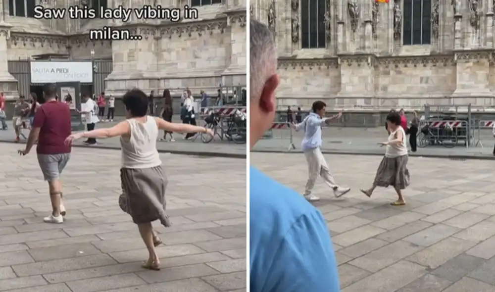 Miles de usuarios han quedado fascinados con esta pareja de baile. Foto: captura de TikTok