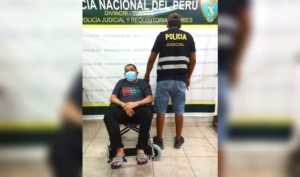 La exautoridad será internado en el penal de Tumbes. Foto: PNP