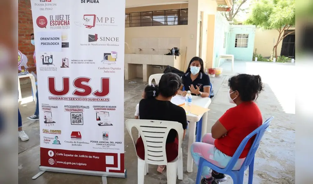 Brindarán información y orientación a los usuarios. Foto. Corte de Piura