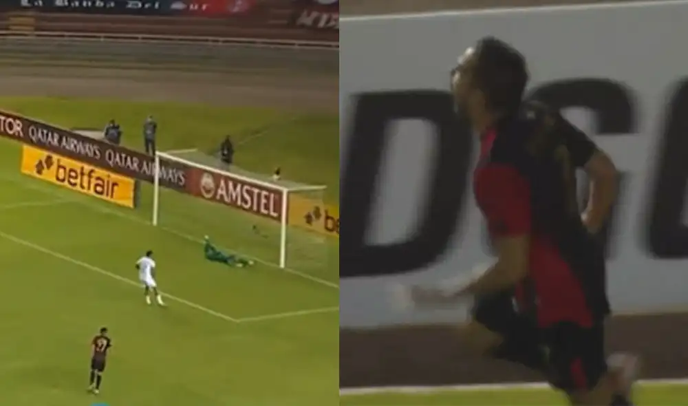 Melgar clasificó a al siguiente fase de la Copa Sudamericana gracias a doblete de Cristian Bordacahar. Foto: captura Melgar clasificó a al siguiente fase de la Copa Sudamericana gracias a doblete de Cristian Bordacahar. Foto: captura