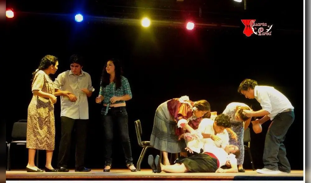 Puesta en escena de Cuarta Pared. Foto: Facebook