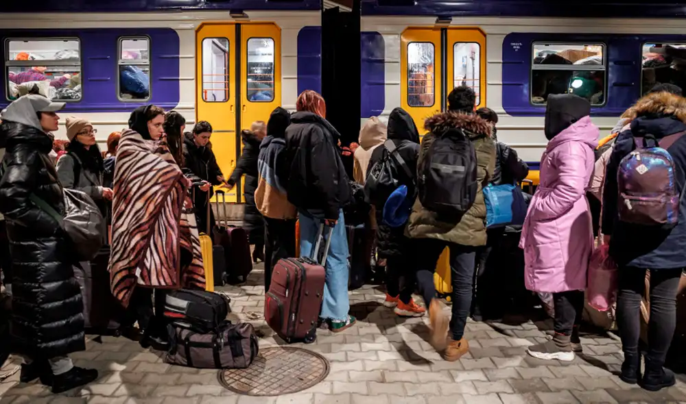 ACNUR reveló que 2,1 millones de ucranianos han retornado a su país, aunque no de manera estable. Foto: EFE