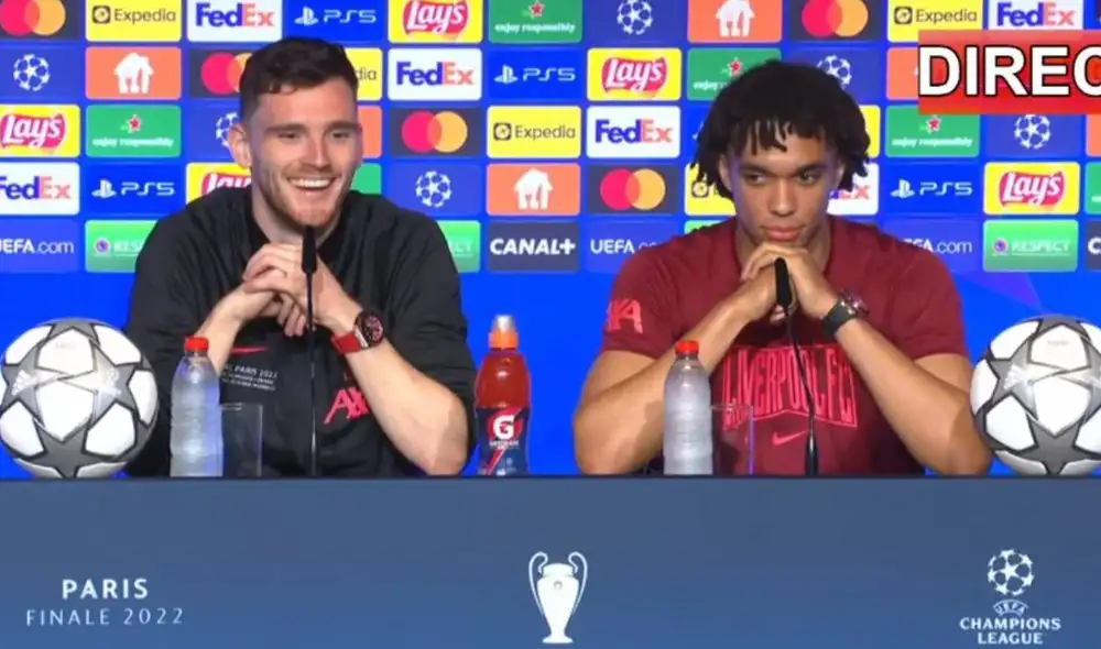 Los laterales reds declararon en la previa de la final de la Champions League. Foto: captura/El Chiringuito