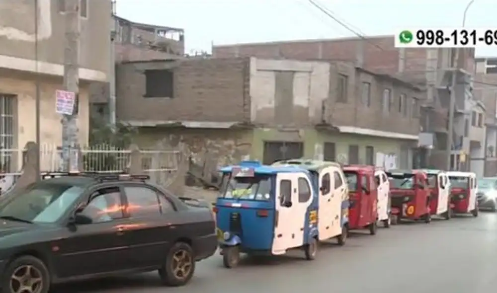 En otros grifos continúa la escasez de combustibles. Foto: captura América Noticias En otros grifos continúa la escasez de combustibles. Foto: captura América Noticias