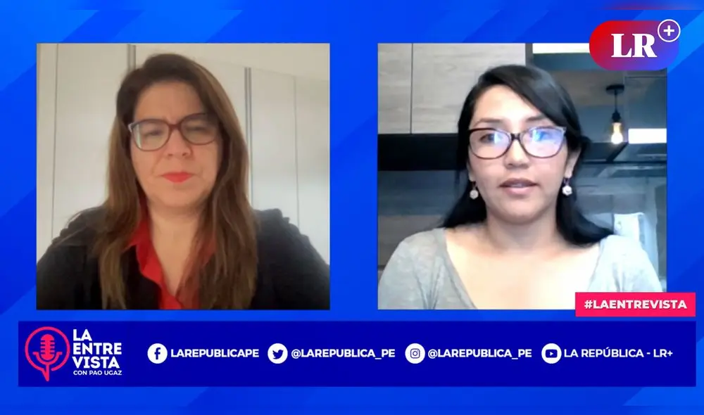 Rosmery Roca, representante del Centro de la Mujer Peruana Flora Tristán. Foto: captura de LR+