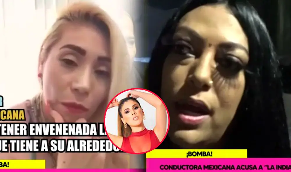 La India arremete contra Yahaira Plasencia y conductora. Foto: captura/Willax La India arremete contra Yahaira Plasencia y conductora. Foto: captura/Willax