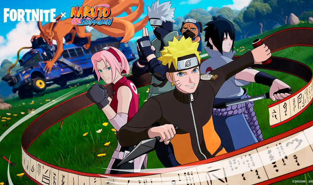 La nueva colaboración entre Fortnite y Naruto sería parte del próximo capítulo del battle royale. Foto: Fortnite