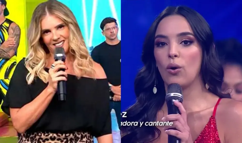 Valeria Flórez supo cómo responder incómoda pregunta de Johanna San Miguel. Foto: América TV. Valeria Flórez supo cómo responder incómoda pregunta de Johanna San Miguel. Foto: América TV.