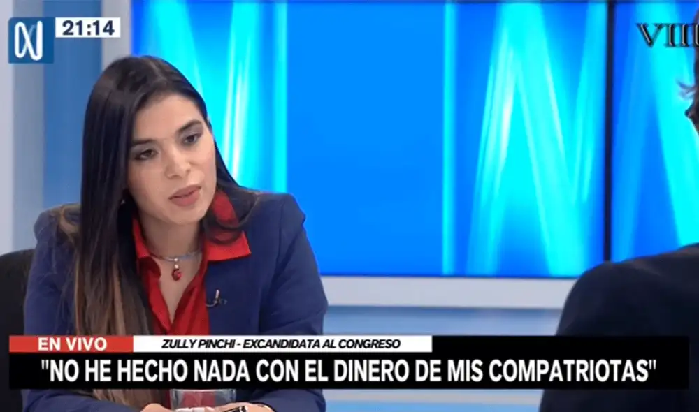 Zully Pinchi no confirma si las conversaciones son reales. Foto: Canal N