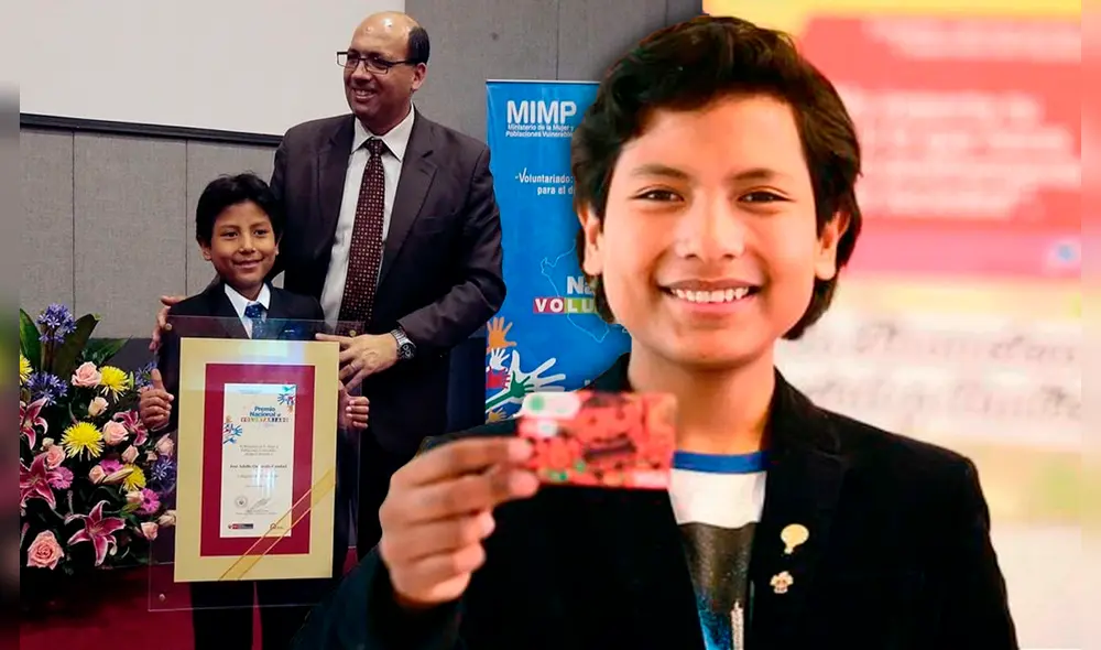 José Adolfo Quisocala Condori fundó el Eco Banco del Estudiante Bartselana cuando estaba en primaria. Foto: Facebook/Banco del Estudiante