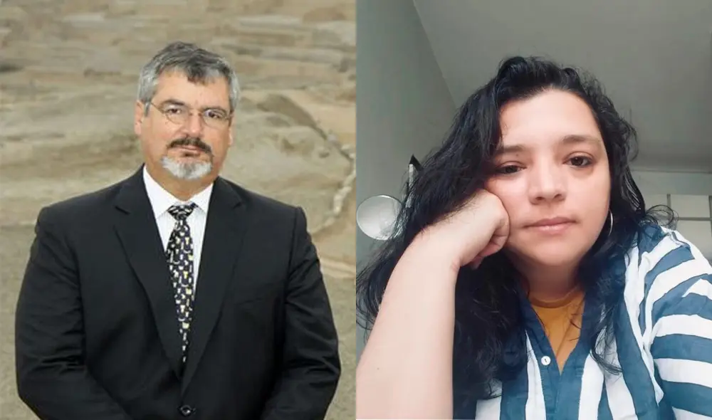 Luis Jaime Castillo y Marcela Poirier. Foto: composición LR