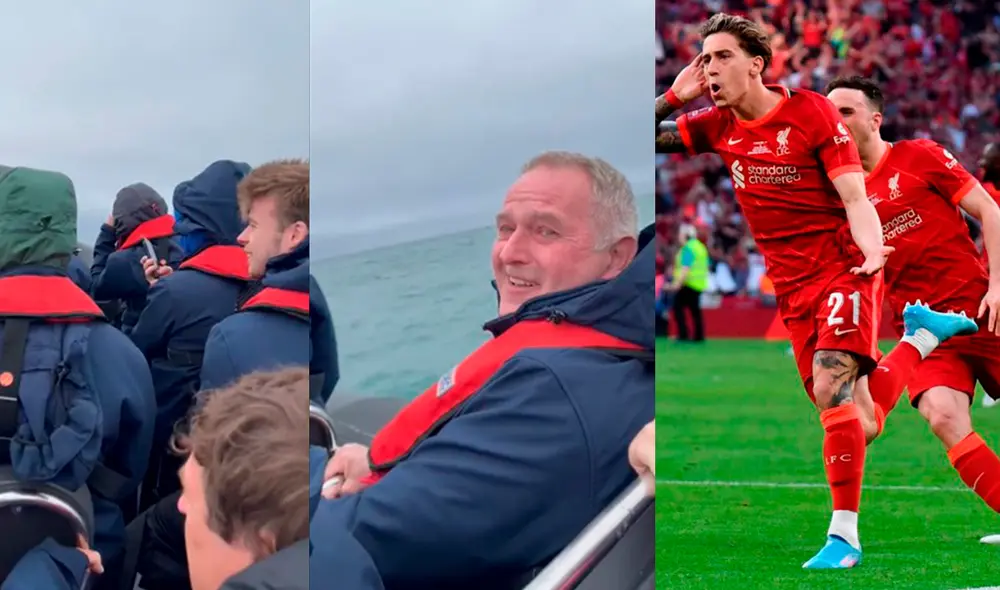 Los hinchas del Liverpool recurrieron a su ingenio para llegar a la final de la Champions League. Foto: captura de Twitter/EFE Los hinchas del Liverpool recurrieron a su ingenio para llegar a la final de la Champions League. Foto: captura de Twitter/EFE