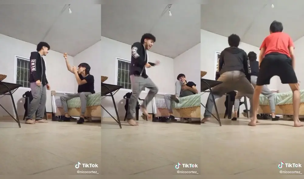 El muchacho ha compartido otros videos bailando junto a sus amigos. Foto: composición/ @nicocortez_/TikTok El muchacho ha compartido otros videos bailando junto a sus amigos. Foto: composición/ @nicocortez_/TikTok