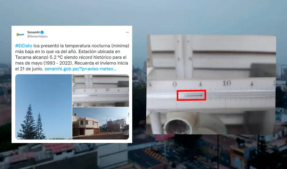 Temperaturas bajas se deberían al fenómeno La Niña costera. Foto: composición LR