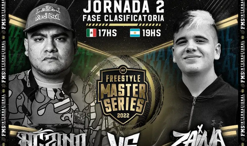 Aczino de local batallará contra Zaina por la segunda fecha de FMS Internacional. Foto: Urban Roosters