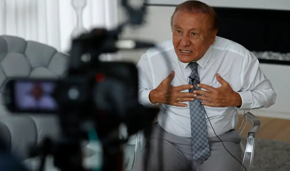 El candidato presidencial por el partido Liga de Gobernantes Anticorrupción, Rodolfo Hernández. Foto: EFE