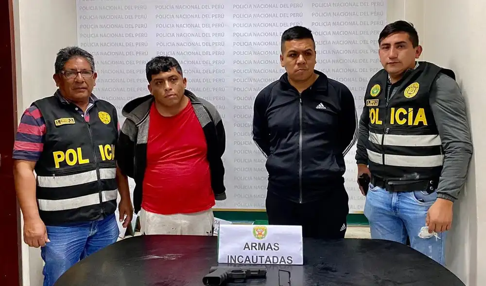 Amenazaron con armas de fuego a chofer y ayudante para quitarles dinero. Foto: PNP Amenazaron con armas de fuego a chofer y ayudante para quitarles dinero. Foto: PNP