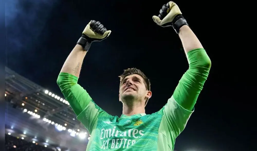 Thibaut Courtois ganó su primera Champions League. Foto: EFE Thibaut Courtois ganó su primera Champions League. Foto: EFE