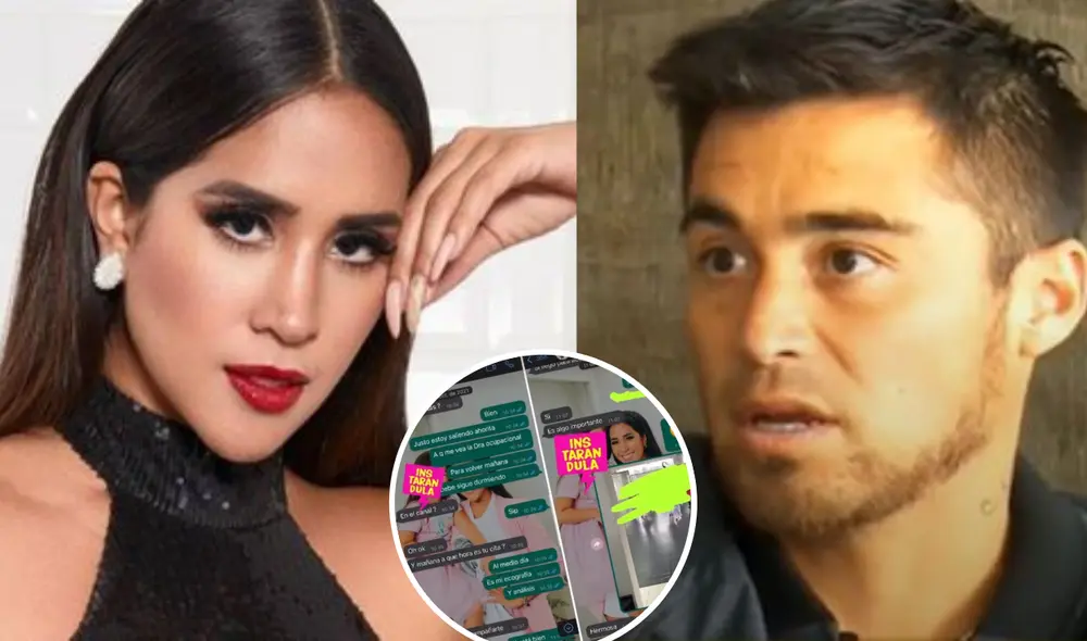 Melissa Paredes envió conversaciones de Whatsapp para desmentir a Rodrigo Cuba. Foto: composición/ Instagram/ ATV