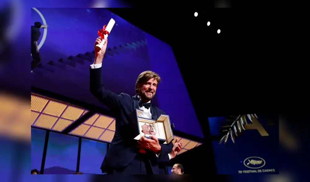 Tras dos semanas de proyecciones, tanto los asistentes como los expertos votan para premiar a lo mejor que se vio a lo largo del evento. Palma de Oro: "Triangle of sadness", de Ruben Östlund. Foto: EFE