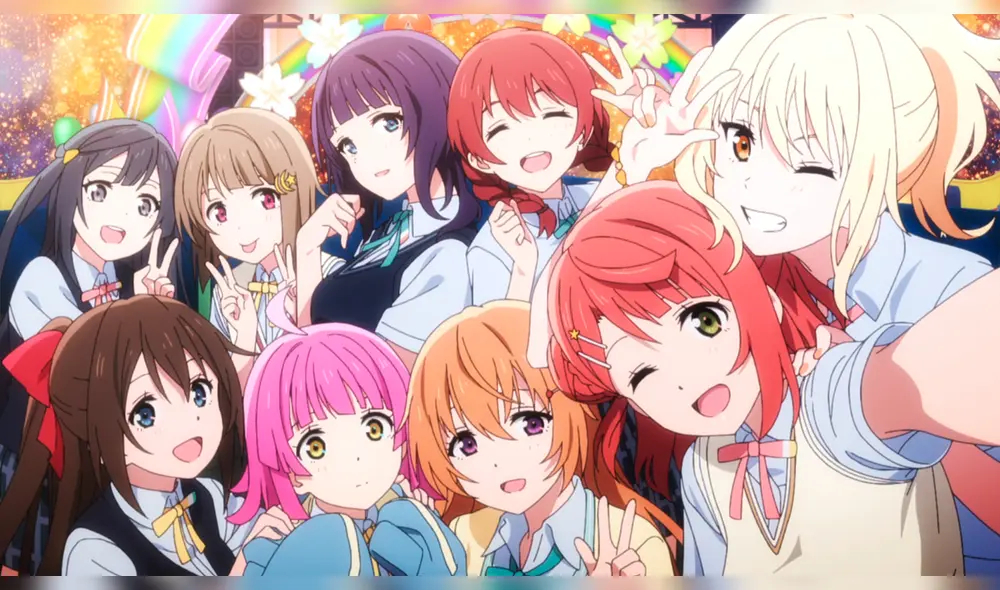 Las amigas de Yuu le sirvieron de inspiración para componer su canción en el episodio 8 de “Love live! Nijigasaki high school idol club 2”. Foto: Sunrise Las amigas de Yuu le sirvieron de inspiración para componer su canción en el episodio 8 de “Love live! Nijigasaki high school idol club 2”. Foto: Sunrise