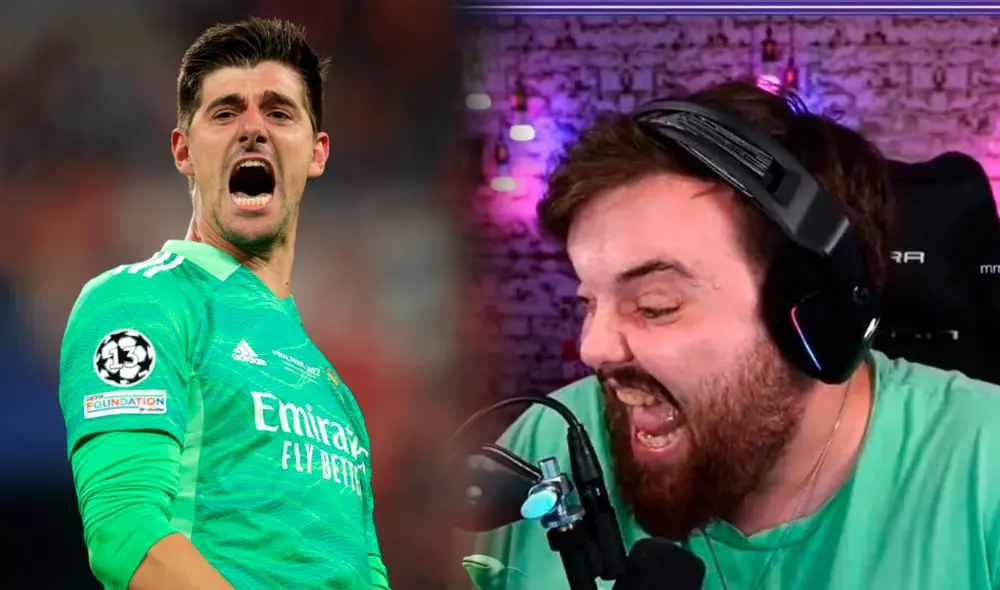 Thibaut Courtois fue la figura de la final de la Champions League. Foto: composición EFE/Twitch Thibaut Courtois fue la figura de la final de la Champions League. Foto: composición EFE/Twitch