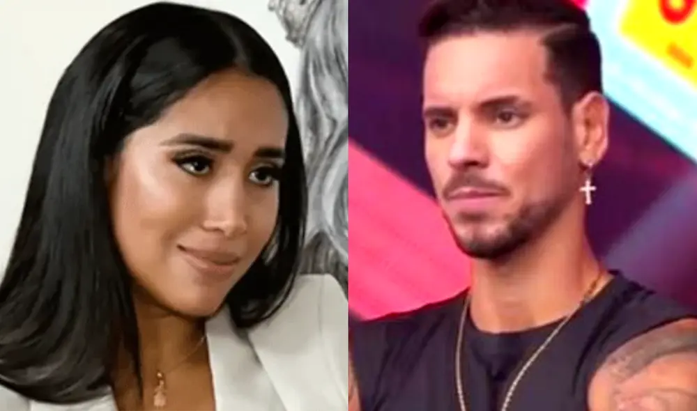 Melissa Paredes tuvo ofensivo calificativo hacia Anthony Aranda. Foto: composición/ captura de América TV