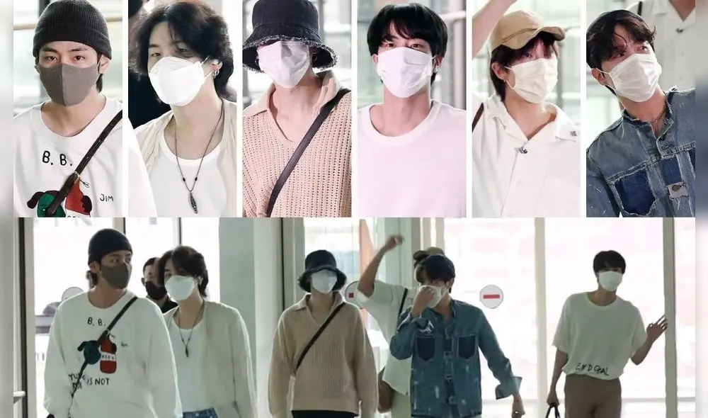 BTS llegó al aeropuerto de Incheon para ir a Estados Unidos. Foto: composición/Newsen BTS llegó al aeropuerto de Incheon para ir a Estados Unidos. Foto: composición/Newsen