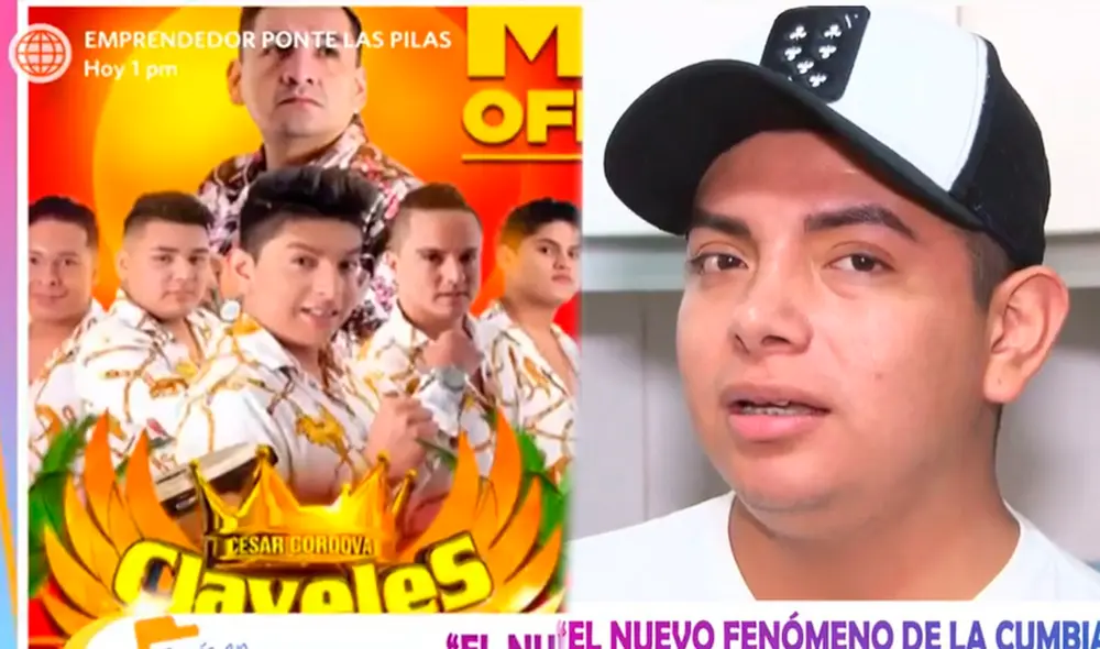 Bryan Arámbulo recordó sus inicios en la orquesta Los Claveles de la Cumbia. Foto: capturas América TV Bryan Arámbulo recordó sus inicios en la orquesta Los Claveles de la Cumbia. Foto: capturas América TV