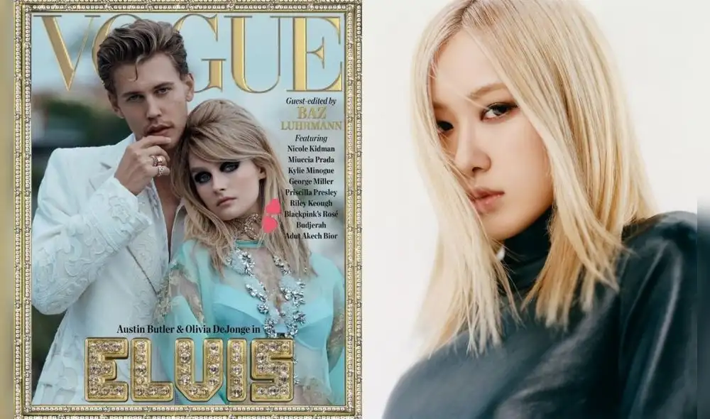Rosé estará en una edición especial de Vogue para la película de "Elvis". Foto: composición/Twitter. Rosé estará en una edición especial de Vogue para la película de "Elvis". Foto: composición/Twitter.