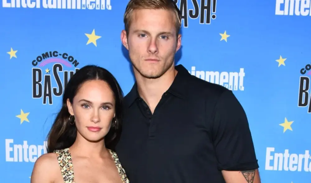 Alexander Ludwig y Lauren Dear se casaron en enero de 2021. Foto: Instagram