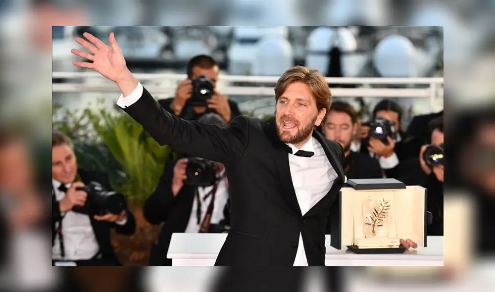 Rubén Östlund, director de la película sueca "Triangle of Sadness", obtuvo la Palma de Oro. Foto: Festival de Cannes