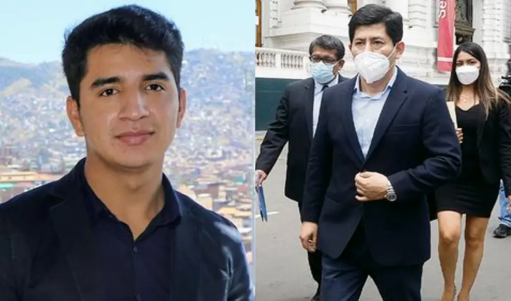 Gianmarco Castillo se pronunció sobre sus vínculos con Zamir Villaverde. Foto: composición Facebook/Congreso.