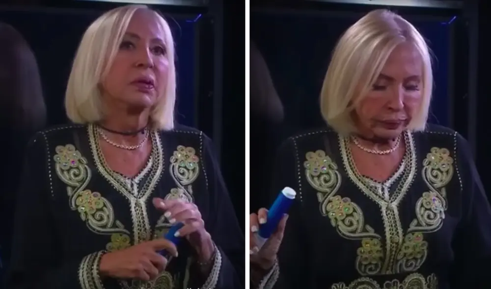 Laura Bozzo relató apenada que el nacimiento de su primera hija le causó una grave infección. Foto: captura "La casa de los famosos"