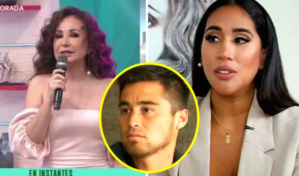 Janet Barboza comentó sobre los chats que expuso Melissa Paredes. Foto: captura de América TV - ATV