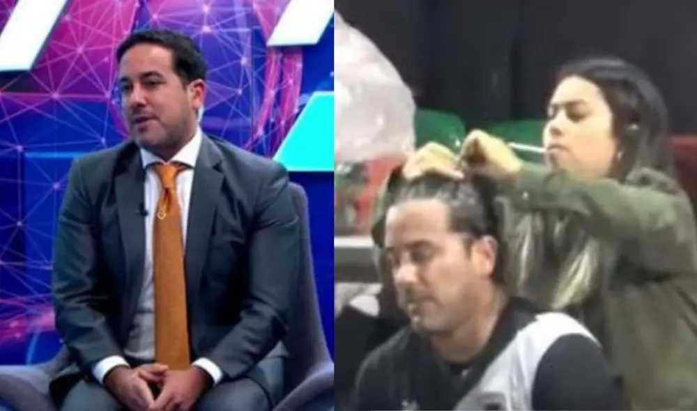 Óscar del Portal vuelve a la televisión tras 'ampay' con Fiorella Méndez. Foto: Futbol en América/Captura Óscar del Portal vuelve a la televisión tras 'ampay' con Fiorella Méndez. Foto: Futbol en América/Captura