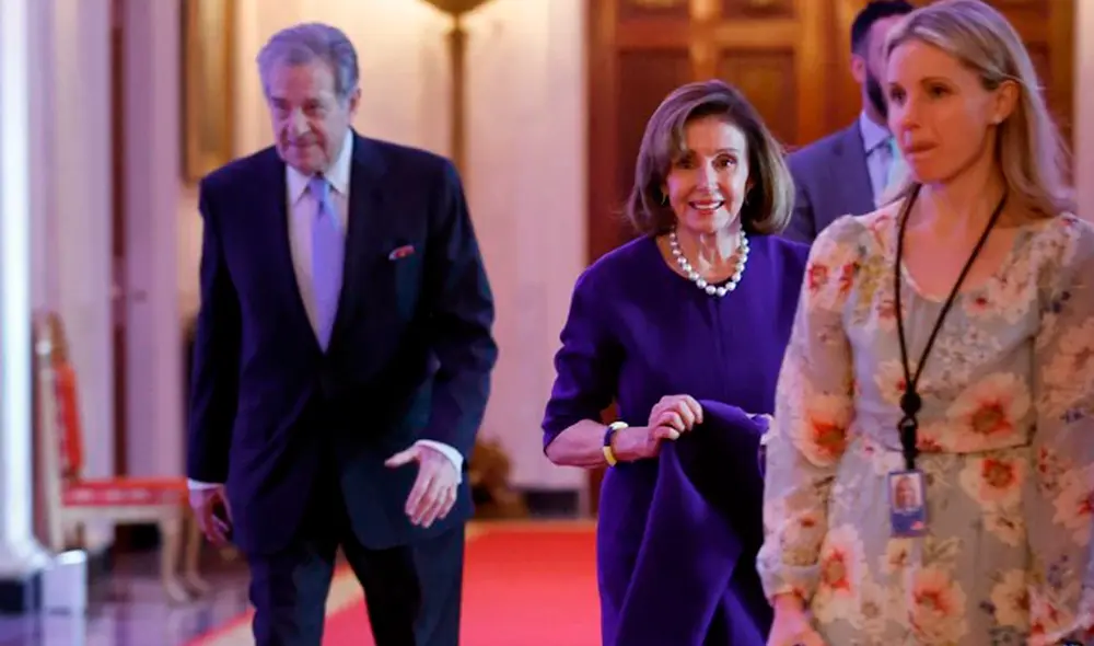 Nancy y Paul Pelosi, quienes llevan casados desde 1963. Foto: AFP Nancy y Paul Pelosi, quienes llevan casados desde 1963. Foto: AFP