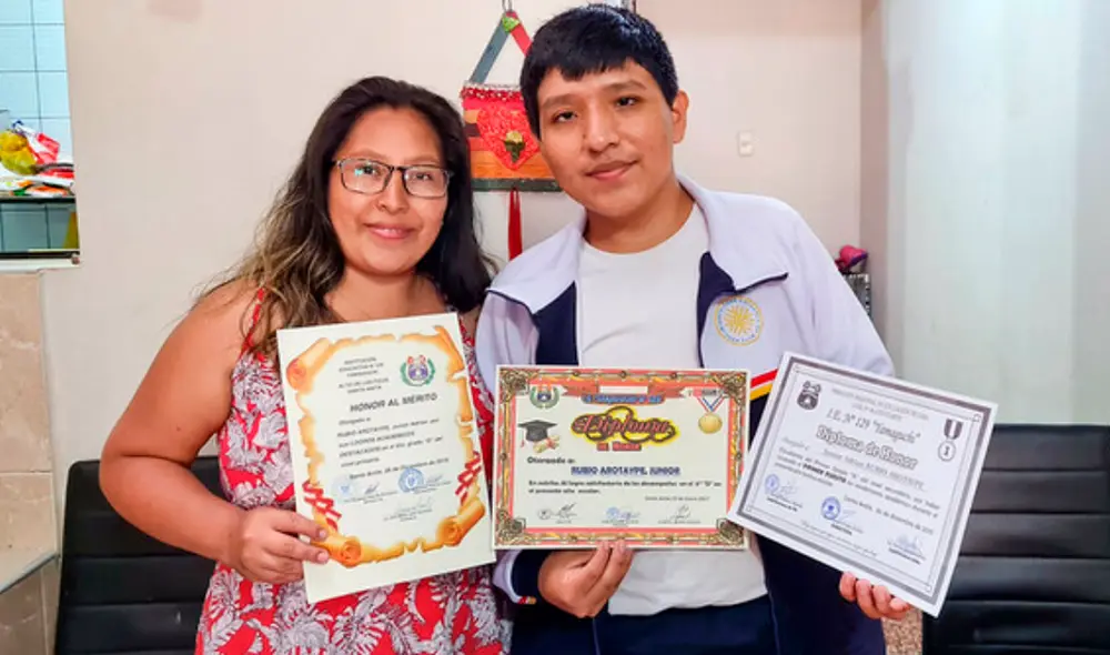 Junior Rubio de 15 años es usuario del programa Juntos. Foto: Programa Juntos Junior Rubio de 15 años es usuario del programa Juntos. Foto: Programa Juntos