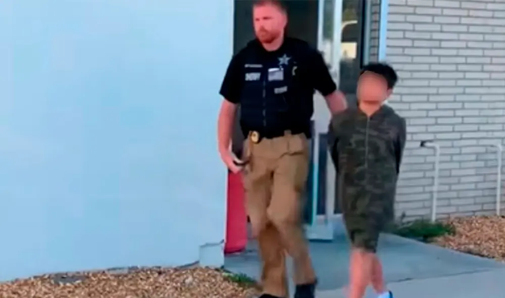 El menor envió una nota con una amenaza de tiroteo masivo a una escuela de Florida. Foto: Telemundo El menor envió una nota con una amenaza de tiroteo masivo a una escuela de Florida. Foto: Telemundo