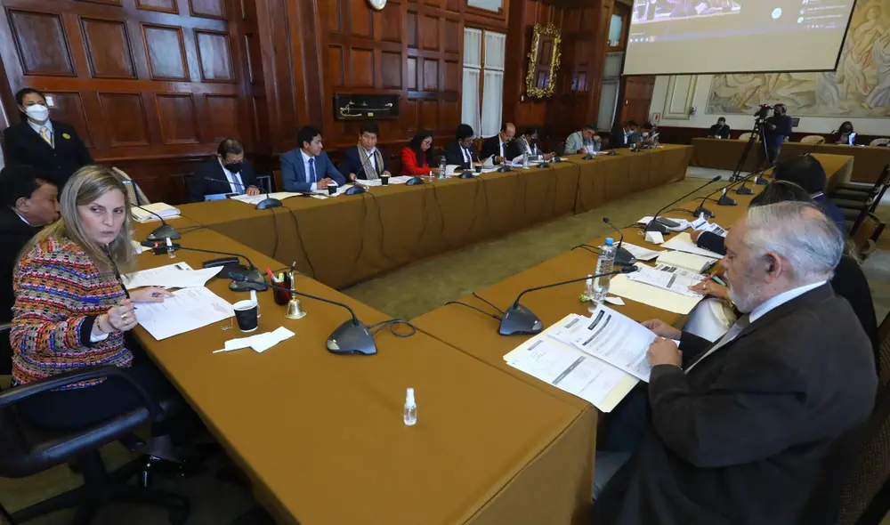 María del Carmen Alva preside la comisión especial encargada de la selección de candidatos aptos a defensor del Pueblo en calidad de "supernumeraria". Foto: Congreso