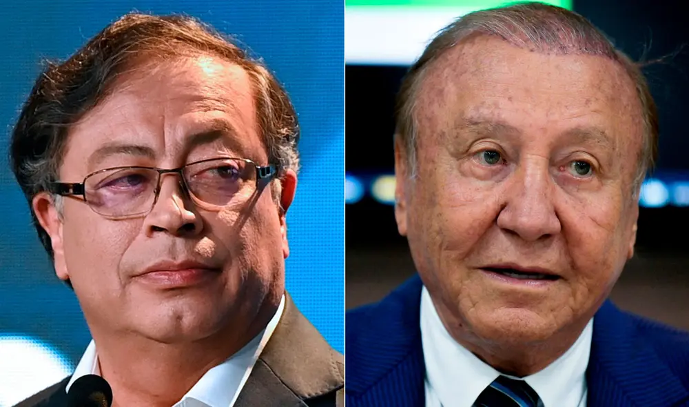 Gustavo Petro y Rodolfo Hernández se enfrentarán en segunda vuelta. Foto: AFP Gustavo Petro y Rodolfo Hernández se enfrentarán en segunda vuelta. Foto: AFP