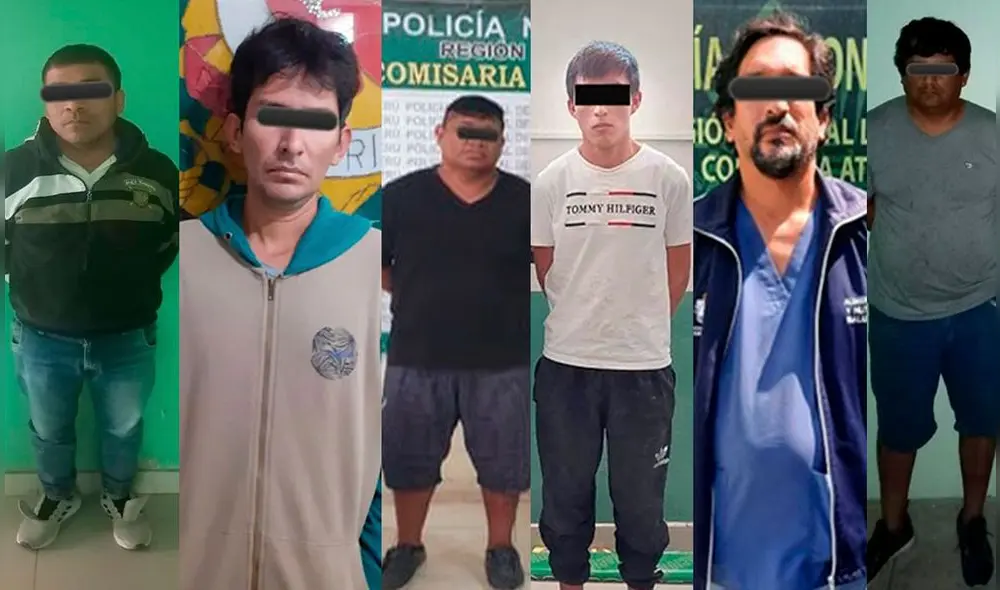 En el caso de los requisitoriados, fueron puestos a disposición del Poder Judicial, mientras que los otros serán investigados por la Fiscalía. Foto: composición La República/PNP. En el caso de los requisitoriados, fueron puestos a disposición del Poder Judicial, mientras que los otros serán investigados por la Fiscalía. Foto: composición La República/PNP.