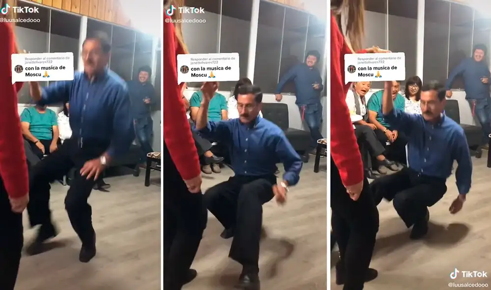 El hombre protagonizó el baile y dejó asombrados a miles en redes. Foto: captura de TikTok