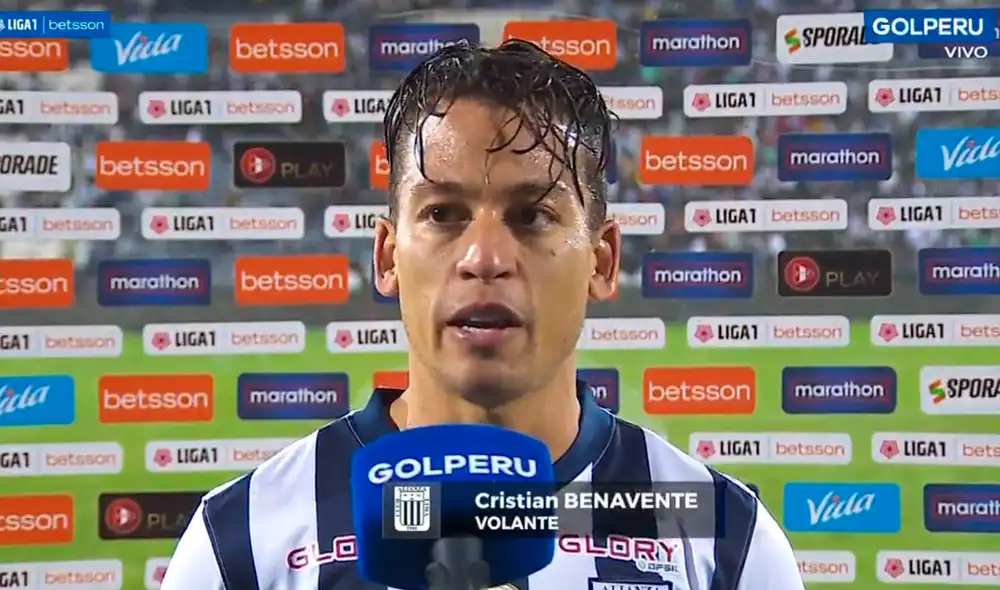 Cristian Benavente llegó a Alianza Lima en el 2022. Foto: captura GolPerú