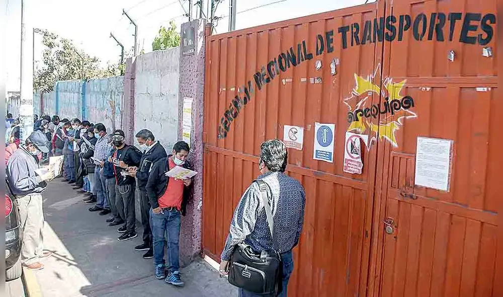 En Arequipa no se entregaron más de 10 mil licencias de conducir. Foto: La República